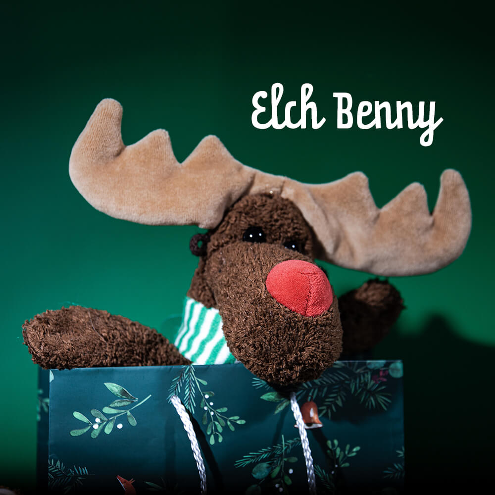 Elch Plüschtier Weihnachten – Kuscheliger Begleiter Aus Plüsch, 23 Cm, Perfekt Als Geschenk Oder Deko
